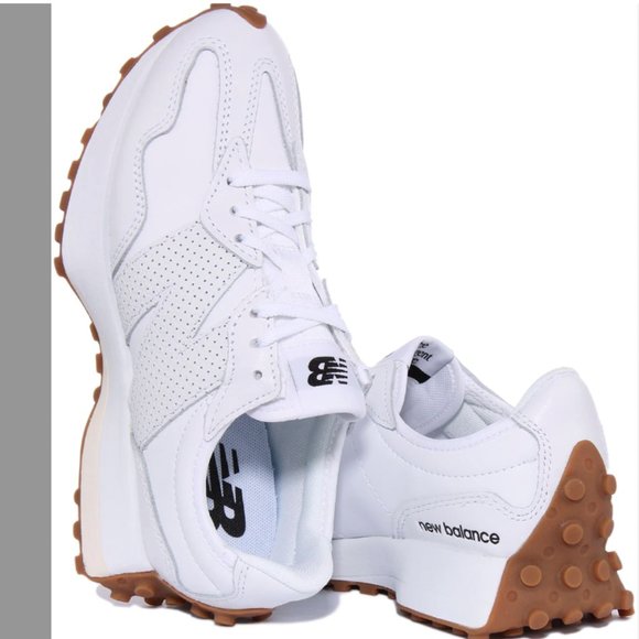New Balance Shoes - New Balance 327 Leather Women Sneakers Shoes White size 5.5  NEW  #WS327LS
